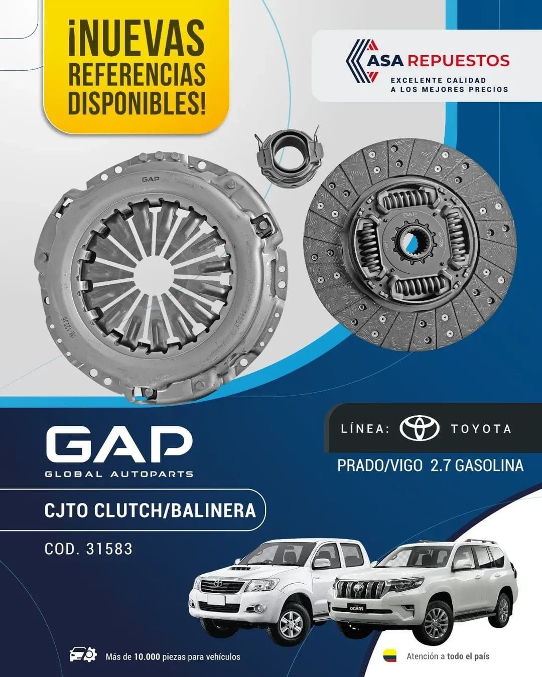 Kit clutch / balinera Toyota